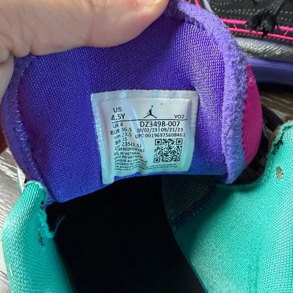 Nike Luka 2 Grade School Basketball Shoes Wolf Grey/Speed Yellow kid Jordans 4.5 - Picture 11 of 13